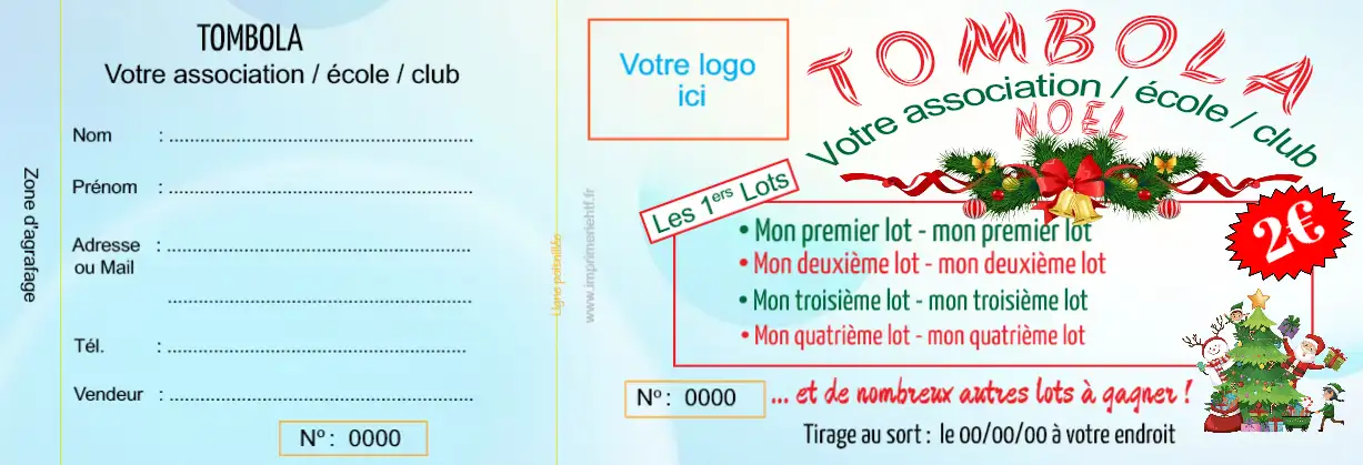 Tiucket tombola Sport - HTF